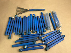 Vintage Percussion Wire Brushes Retractible Lot Of 38 pcs