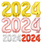 Happy New Year 2024 Decorative Foil Balloons