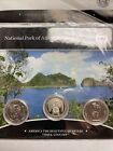 2020 ATB Quarters PDS American (BAT) Samoa National Park 3 Coin Set -sealed Mint