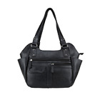 New Hobo Travel Bag Purse Tote Hand Bag PU Leather Black Large Size