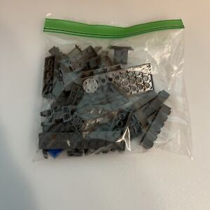 LEGO Dark Gray Grey Bulk Lot Assorted Bricks Plates Parts Pieces 2.2 Ounce Oz