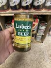lubeck flat top Premium beer can Lubeck Brewing Co OLD Chicago IL