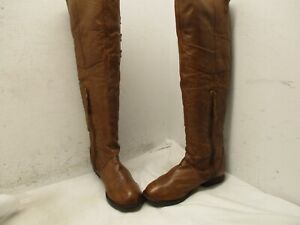 Steve Madden Midori Brown Leather Knee High Boots Womens Size 7 M