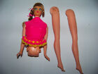 Talking Barbie (mute) Mod Side Ponytail Blonde Legs Detached Swimsuit Japan 1115