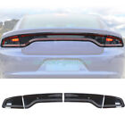 Smoked Rear Tail Light Covers Trim For Dodge Charger 2015+ Exterior Accessories (For: 2019 Dodge Charger)