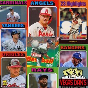 2024 Topps Heritage SHORT PRINTS SP #1 - 100 407 You Choose!  Complete Your Set!
