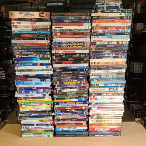 Wholesale Lot of 100 Used VG Movie DVDs Assorted Bulk Bundle Free Shipping!