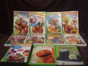 Lot of 11 Sesame Street DVDs b