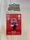 Shrunk #111 Animal Crossing Amiibo Card Authentic Series 2 MINT NEVER SCANNED