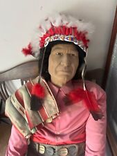 life size antique native american 