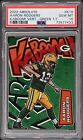 2022 Absolute Aaron Rodgers GREEN KABOOM 1/1 PSA 10 Packers Jets TRUE CASE HIT