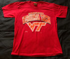 Men’s Large- Vintage 90’s Nutmeg Virginia Tech Hokies NCAA T-Shirt Made In USA