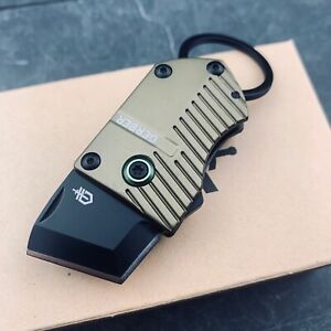 Gerber Key Note Coyote Brown Tanto Blade Small Keychain EDC Folding Pocket Knife