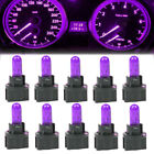 10pcs Purple T5 SMD Car LED Dashboard Instrument Interior Light Bulb Accessories