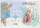 Baby Blanket 60x40 Baby Growth Chart Blanket and Newborn Baby by BOHEMEE