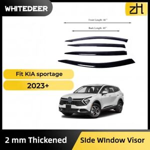 Fits KIA sportage 2023+ Side Window Visor Sun Rain Deflector Guard (For: 2023 Kia Sportage)