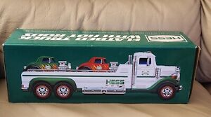 2022 Hess Toy Truck Flatbed With 2 Hot Rods Brand New