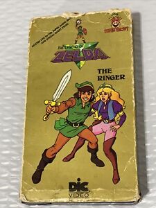 The Legend of Zelda THE RINGER VHS Tape  Mario Bros. Super Show 1998