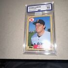 1987 Topps Baseball #340 Roger Clemens Rookie Card RC Graded GMA 8 NM-MT Red Sox