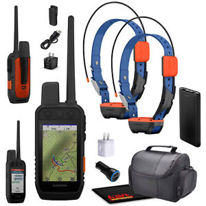 Garmin Alpha 300i Handheld With 2x Alpha T20 Tracking Collar For Dogs With GPS