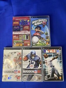 Lot of 5 PSP Games - CIB - Clean - Under Price Charting