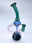 10'' Glass Water pipe Recycler Bong Hookah with 14mm Bowl (#477)
