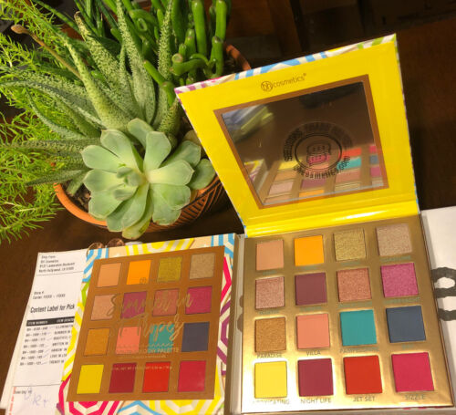 BH COSMETICS SUMMER IN ST. TROPEZ - 16 COLOR SHADOW PALETTE 100% AUTHENTIC-NIB
