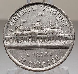 1876 Centennial Exposition Chicago Gunthers Candy Medal Token