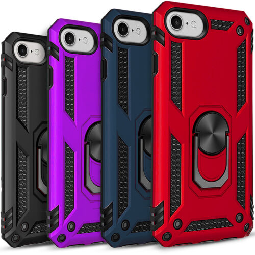 For iPod Touch 5th 6th 7th Gen Case, Kickstand Cover + Tempered Glass Protector