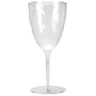 8 Count Wine Glasses Plastic Cocktail Tableware 8 oz Goblets Clear Drinking Cups