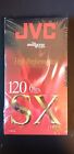 JVC T-120 Used Blank Vhs Tape, New Plastic wrapped