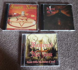 Funeral Nation, Ultimate CD collection #3- 3 releases, Brand New-- Unopened  Lot