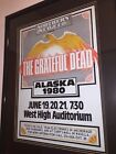 Grateful Dead Alaska 1980 Collection: Poster, Sweatshirt and Back Stage Passes