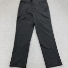 Puma Golf Pants Size 32x30 Stretch Charcoal Gray Polyester Blend Moisture Wick