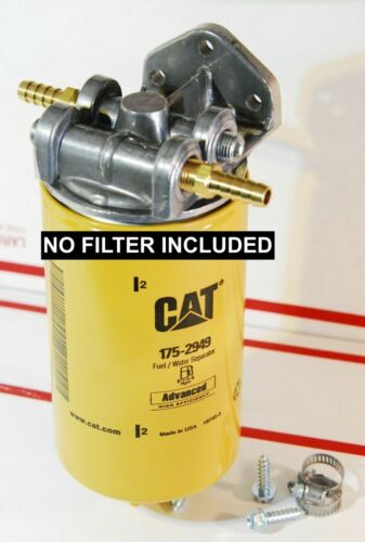 BIO Diesel Remote Mount For CAT 175-2949 Fuel Filter Water Separator & 1R-0749