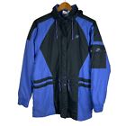 VTG 90s Nike Mens Purple Black Puffer Ski Snow Jacket Coat Sz Medium Gray Tag
