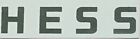 Pair of HESS side decals for 1968-1974 Hess Tanker trucks Free Shipping