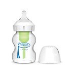 Dr. Brown's Natural Flow Anti-Colic Options+ Wide-Neck Glass Baby Bottle 5 mL, 1