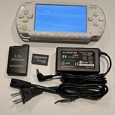 WHITE Sony PSP 1000 System w/ Charger & 8gb Memory Card Bundle Region Free