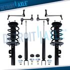 Front Struts Coil Spring Rear Shocks Absorbers Sway Bars for 2010-2012 Ford Flex