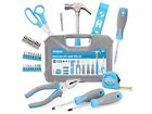 Hi-Spec 42pc Household DIY Basic Tool Kit Set for Home, Office and College Dorm