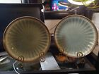 Laurie Gates  Set Of 2 Green Dinner Plates