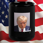 Donald Trump Mugshot Arrest Autograph Black Mug USA 🇺🇸 11oz / 15oz