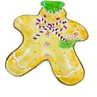 New Listingvtg Gingerbread Man dish Laurie Gates Candy bowl or spoon rest Christmas