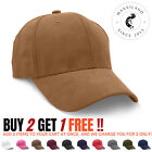 Premium Suede Baseball Cap Mens Hat Adjustable Size Caps Polo Style Classic Hats