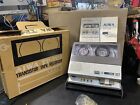 Aiwa 1965 Vintage TP-703 Portable Reel To Reel Tape Recorder Mint Tested Working