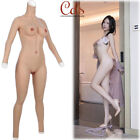 CDS Silicone Full Bodysuit D/E Cup Breast Form Body Suit For Crossdresser