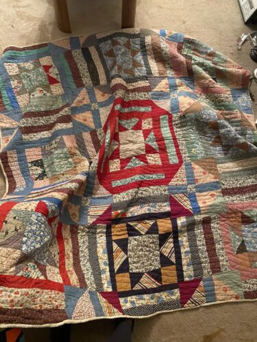 Handmade Vintage Quilt Octagon