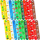 120 PCS Christmas Slap Bracelets for Kids Birthday Party Favors Treasure Box Toy