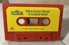Vintage 1987  Tape When Grover Moved To Sesame Street- Cassette Only
